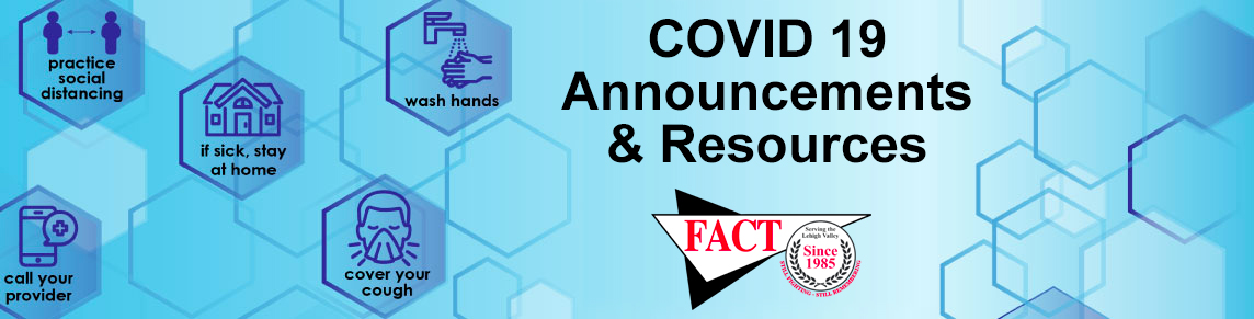 COVID 19 Announcements and Resources